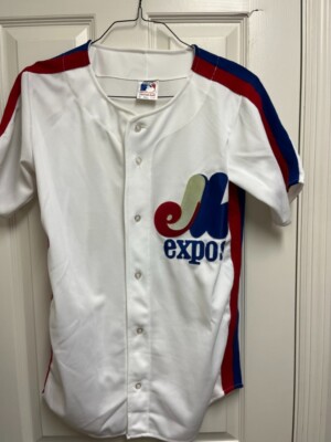 NWOT Vintage Montreal Expos Raven Knit Jersey Medium