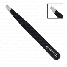 BLACK FINE TIP SLANTED EYEBROW FACIAL BODY HAIR REMOVAL PLUCKING CRAFT TWEEZERS