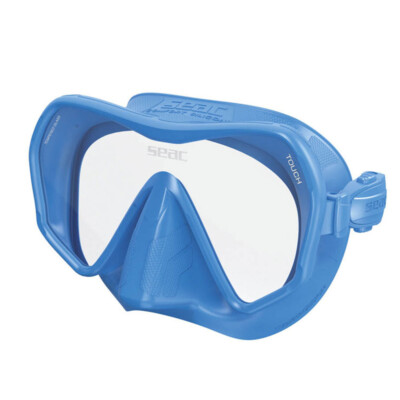 Used Seac Touch Frameless Mono Lens Dive Mask - Light Blue