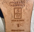 Stubbs & Wootton Women’s Classic Navy/Natural Linen Striped Loafers US 6 ($575) — photo 9