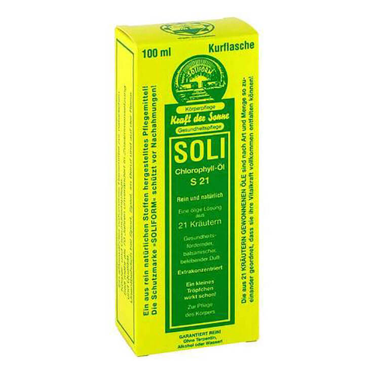 Soli-Chlorophyll-Öl S 21 · 100 ml · PZN 02003681