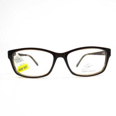 SALSA SA5004 BR Brown Womens Rectangle Full Rim Eyeglasses 52-15-135
