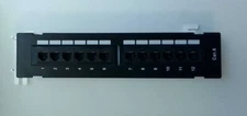 W BOX Technologies 12-Port Cat6 Patch Panel OE-C6PP12V