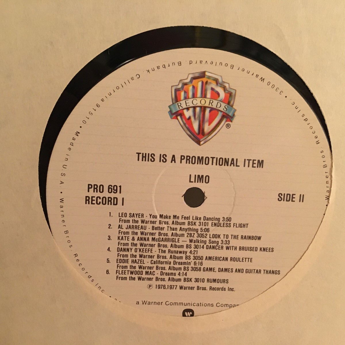 LIMO 2枚組LPレコード　1974-1977 レコード LIMO 2枚組LPレコード 1974-1977