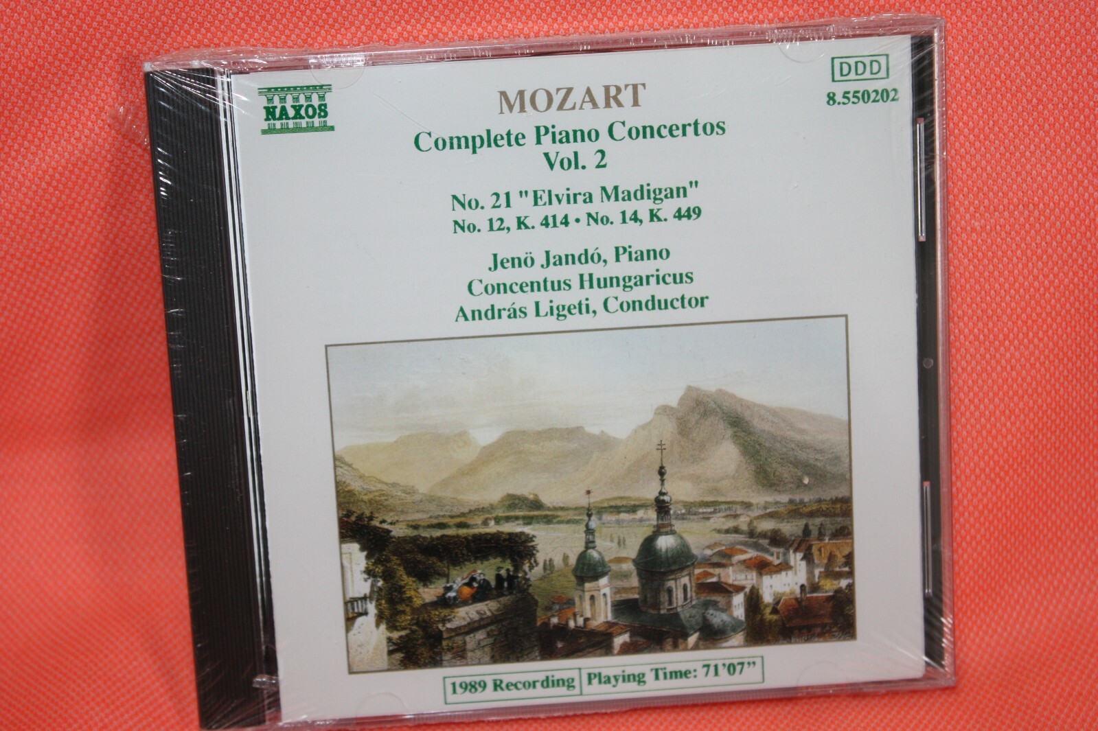 Mozart Piano Concertos 12 14 & 21 CD Jando Ligeti 1992