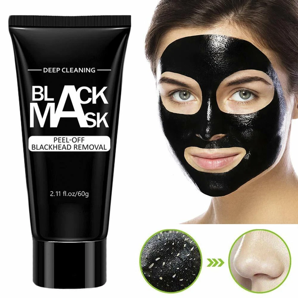 Purifying Black Peel Off Mask Facial Cleansing Blackhead Remover Charcoal Mask - Image 2 of 4