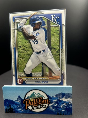 2024 Tony Ruiz Bowman Paper Prospect 1st Bowman Kansas City Royals #BP-80