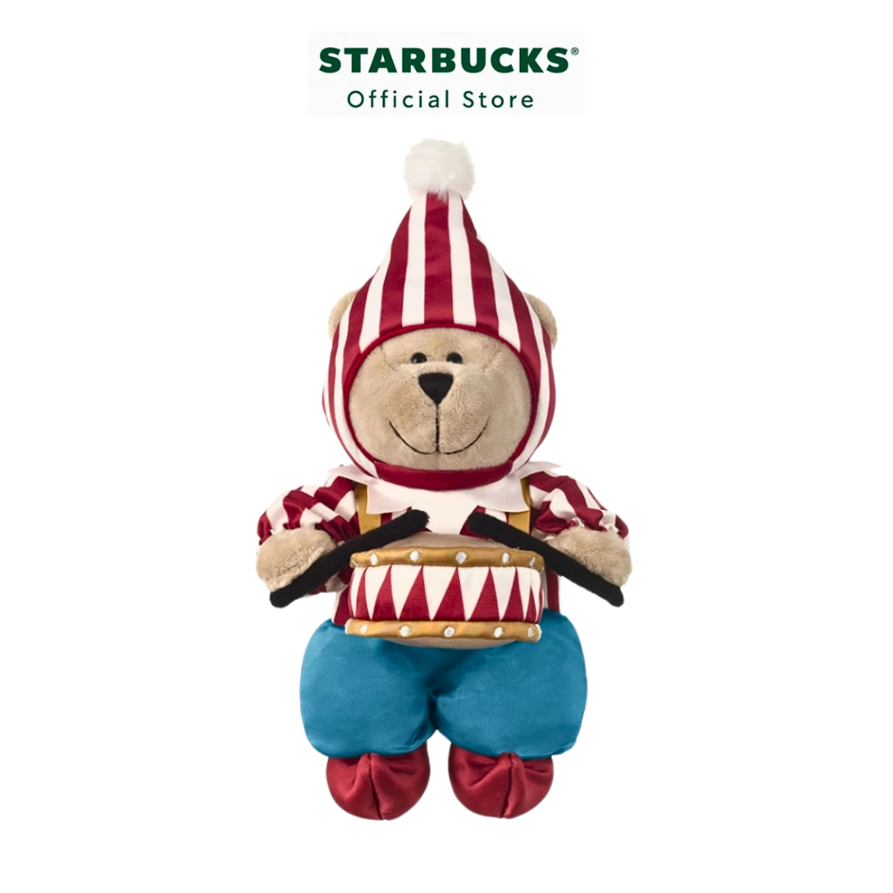 Starbucks Bearista Bear Plush Holiday Carnival Clown Edition Year