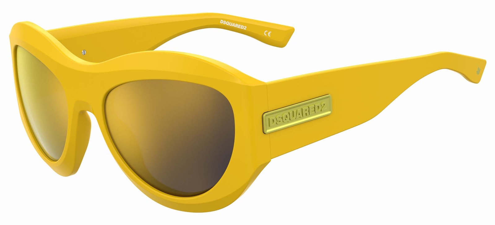 Occhiali da Sole Dsquared2 D2 0072/S YELLOW/BROWN YELLOW 59/19/135 uomo