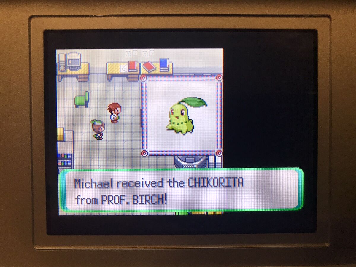 When You Take Your Completed Hoenn Pokedex to Prof. Birch [Pokemon Emerald]  (GBA) 