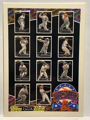 1993 Topps BLACK GOLD Baseball Cards - RARE - You Pick FROM LIST
