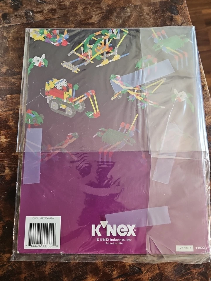 Kinex Book Of Big Ideas Over 100 Fun Things To Build 1997 Foto 2 de 4