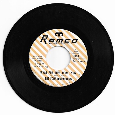 RARE NOR SOUL 45 FOUR DIMENSIONS WHAT ARE THEY DOING NOW  RAMCO VG++ ORIG PROMO