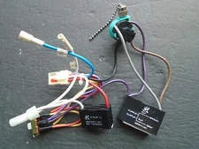 HAMPTON BAY CEILING FAN WIRING HARNESS/RECIVER SWITCHES/PARTS/CAP/LIGHT