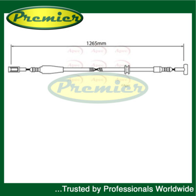 Premier Rear Hand Brake Cable Fits Iveco Daily 2006- 2.3 D 3.0 504347502