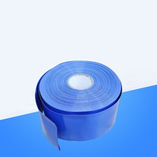 PVC Heat Shrink Tubing Sleeve Battery Pack Wraps LiPO NiMH NiCd Blue Transparent