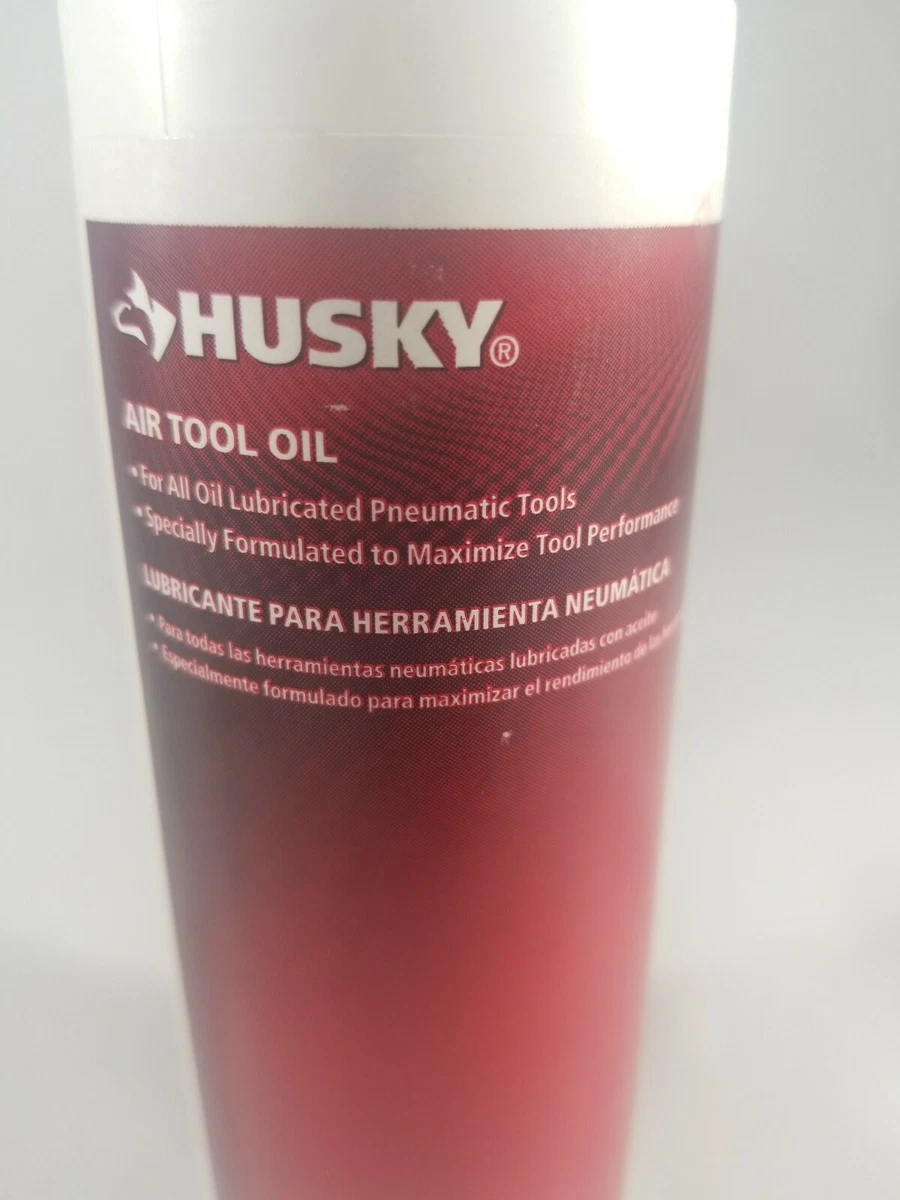 Case Of 12 Husky 8 oz. Air Tool Oil Formulated for Air Tools Rust