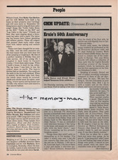Tennessee Ernie Ford Della Reese Dinah Shore 1990 Picture Article Clipping Page