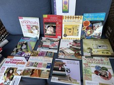 Lot Of 13 Scrapbooking, Mini, Card Making Magazines See Pics. Great Titles. c1