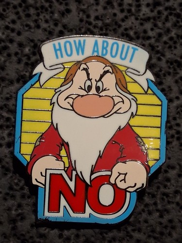 2019 Disney Grumpy Snow White and the Seven Dwarfs How About No Trading Pin