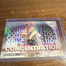Topps 2025 Stadium Club Concentration Roger Clemens C-1 Insert New York Yankees
