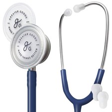 Dual Head Clinical Stethoscope Lightweight High Precision Blue