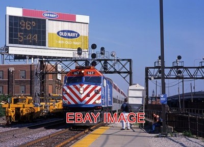 FOTO USA EISENBAHN METRA 167 CLAYBORNE 24. JUNI 2006