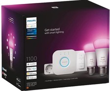 Philips Hue White & Color Ambiance Starterset 2x E27 + Bridge + Dimmer