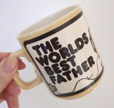 Vintage Hornsea The Worlds Best Father John Clappison Mug Fathers Day 70s