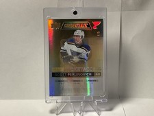 Scott Perunovich Rookie 2021-22 UD Credentials Gold Debut Ticket #134 /5 Blues
