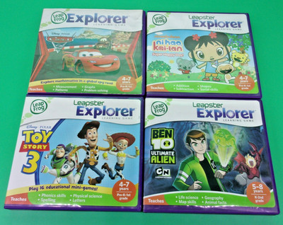 Lot Of 4 Leap Frog Leapster Explorer Learning Games