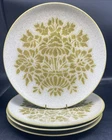 Damask Four (4) 10 3/8" Dinner Plates by Red Wing Excellent Condition