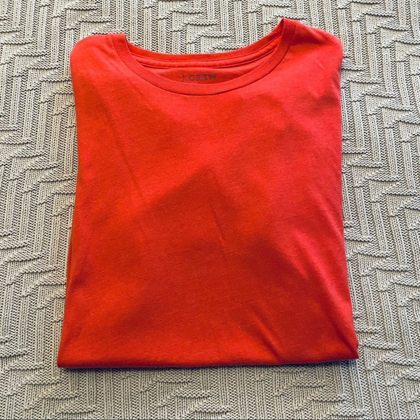 J. Crew orange basic tee - image 1
