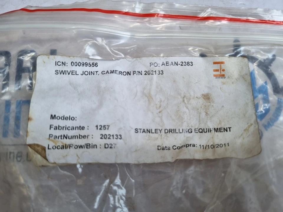 FMC Technologies 202133 Swivel Joint Cameron 3111315 - Lot of 2PCs - Image 2 of 4