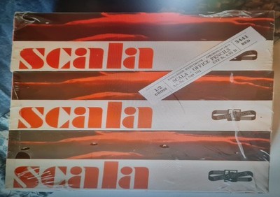 Koh-I-Noor SCALA Stifte Rot OVP 1/2 Groß Hardtmuth CSSR DDR Schreibwaren Vintage