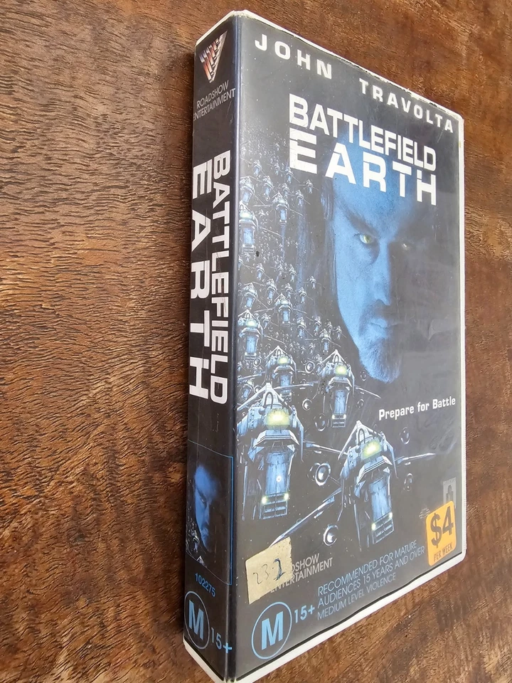 Battlefield Earth (VHS PAL, 2000) Big Box Ex Rental - Image 2 of 4