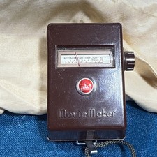 Vintage WALZ Kodachrome Movie Light Meter Made in Japan Side Dial Brown and Tan