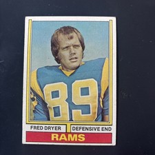 1974 Topps Set-Break #471 Fred Dryer Rams EX +/-