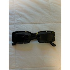 Sito Inner Vision Limeade Tort Polarized Rectangle Sunglasses Black Tortoise