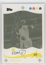 2005-06 Topps Printing Plate Yellow Frame 1/1 Jason Terry #38 e1e