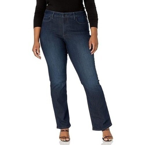 Mini Boot Cut Lift Tuck Dark Wash Slimming Western Cowgirl New