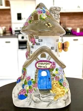 Blue Sky Clayworks HYDRANGEA HEAVEN Tea Light Candle House Auth Retailer NEW