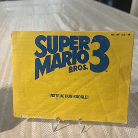 Super Mario Bros. 3 (Nintendo NES, 1990) Cartridge w/ Manual Tested Working