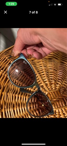 Ray-Ban Rare Women’s Clue Chrome Colored Erika Style Sungleasaes - Picture 2 of 6