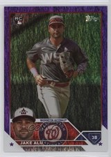 2023 Topps Update Purple Foil 329/799 Jake Alu #US25 4f5