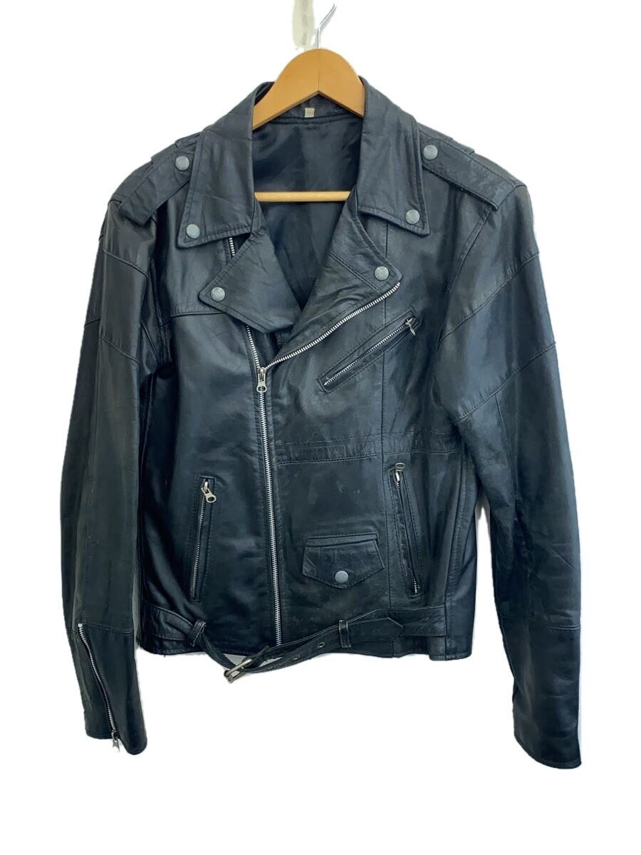 Double Riders Jacket/36/Leather/Blk 10701