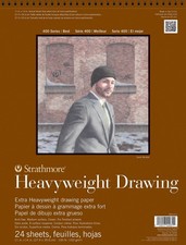 Strathmore 400 Series Heavyweight Drawing Pad 11"X14"-Wire Bound, 24 Sheets