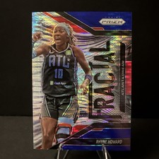Panini 2025 Prizm WNBA Rhyne Howard Blue Pulsar Fractal #5 Atlanta Dream /199