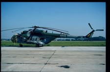 BG344 ORIGINAL K64 AIRCRAFT SLIDE: Czech Air Force Mil Mi-17 Hip 9806