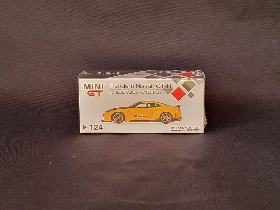 MINIGT 日産 GT-R R35 PANDEM No.124 ミニカー MINI GT 124 chase (open) Pandem Nissan GT-R (R35) Metallic